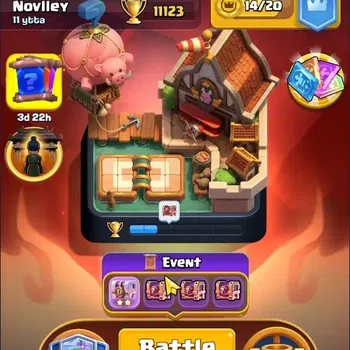 Clash Royale Accounts High-End Trophy 11123|CL 1633|KTL 15|5 Max|122 Cards|7 Champ|6 Hero|13 Evo|Arena 27|486 Gems|Proteck