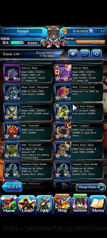 Grand Summoners Accounts Global|Rank 84|19 Ascend|[Roy,Inumuta,Sayaka,LM Is image 10