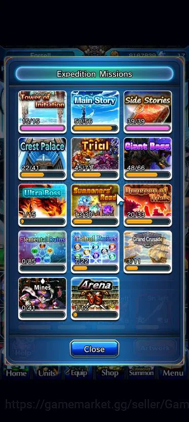 Grand Summoners Accounts Global|Rank 84|19 Ascend|[Roy,Inumuta,Sayaka,LM Is image 13