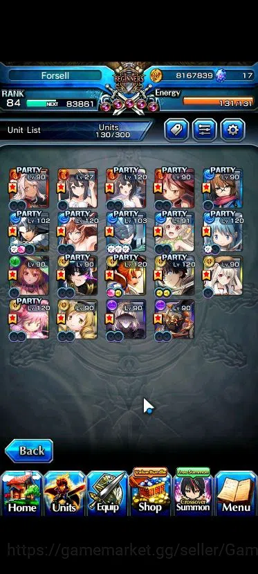 Grand Summoners Accounts Global|Rank 84|19 Ascend|[Roy,Inumuta,Sayaka,LM Is image 4