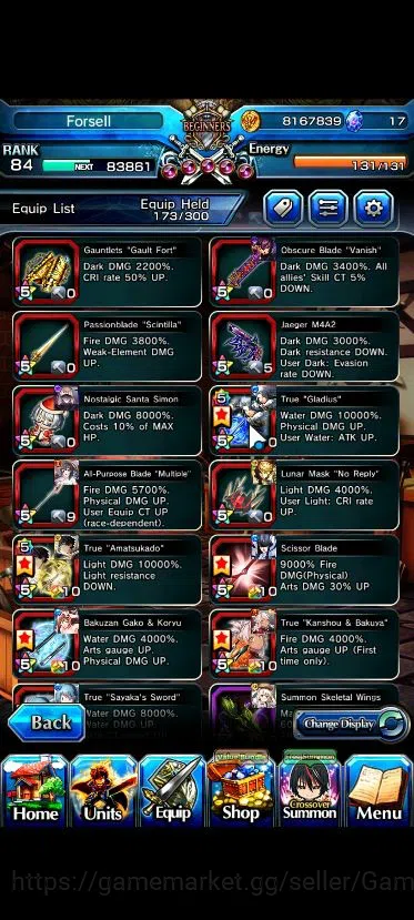 Grand Summoners Accounts Global|Rank 84|19 Ascend|[Roy,Inumuta,Sayaka,LM Is image 7