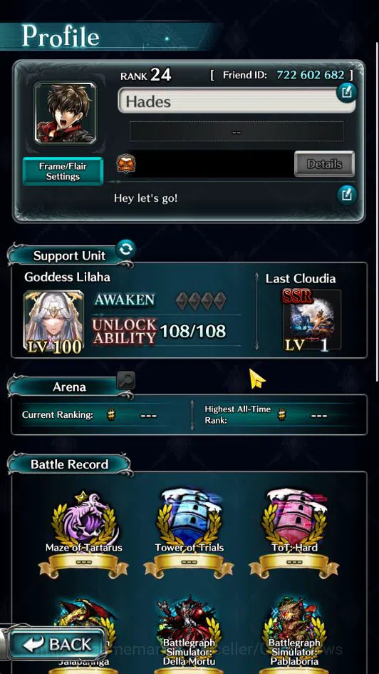 Last Cloudia Accounts GLOBAL Rank 24| 100k Crystal| Collab DMC Vergil +T image 11