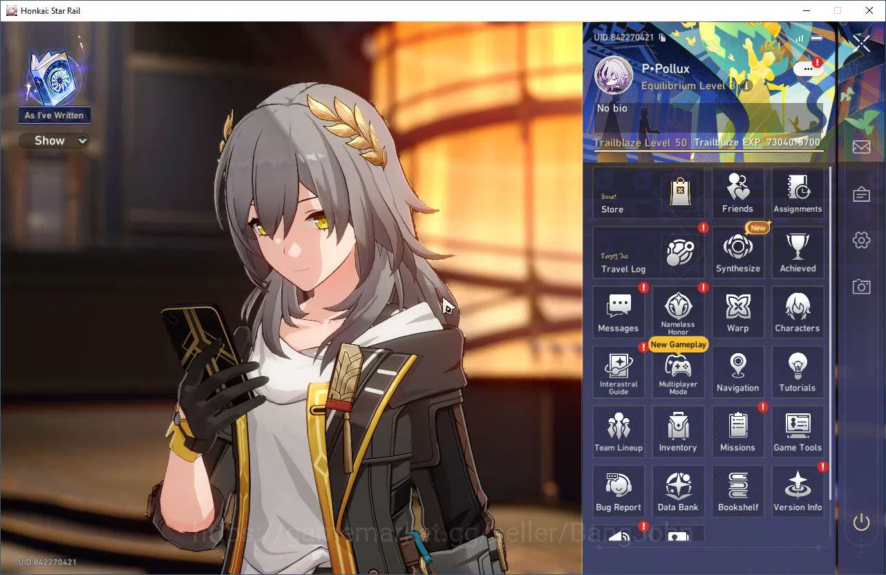 ASIA | TL 50 | 3 Limit | Yao Guang + Sign | Acheron | Hysilens | Dan Heng PT | Ruan Mei + Skin Seele | Clara |HSR082B Honkai Star Rail Others ASIA | TL 50 | 3 Limit | Yao Guang + Sign | Acher image 1