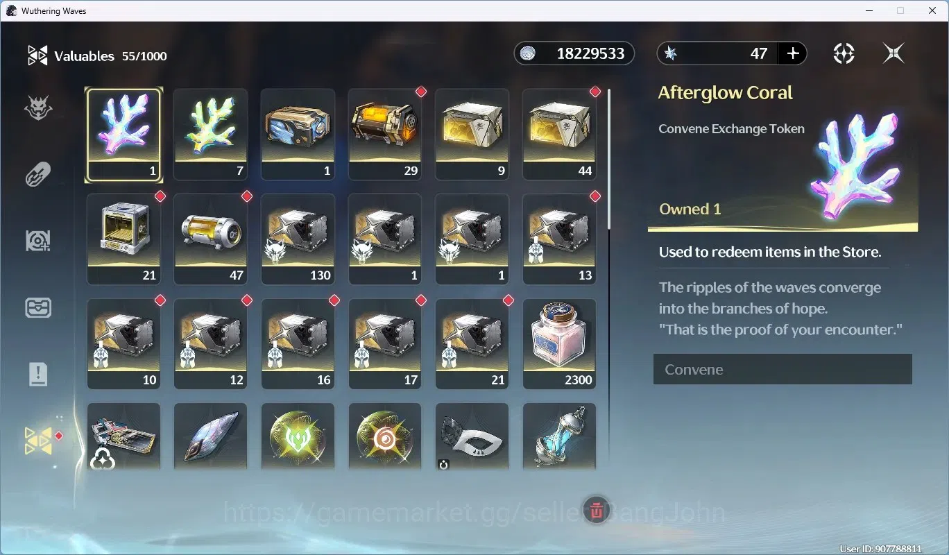 Wuthering Waves Accounts Others SEA|UL 48 | Rank 5 | 2 Char Limited[Lucy Rc6]+Sign, Rebecca|Mc Male|TakeMail WW170B 10