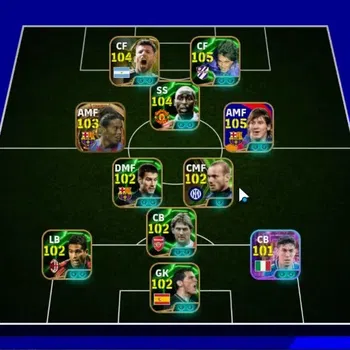 eFootball Accounts Legends & Iconic Players Android|Big Time Ronaldinho Gaucho,Raul|17 Epic Lionel Messi,Gabriel