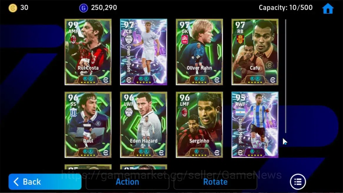 eFootball Accounts Android|Epic Rui Costa,Epic Raul,Epic Cafu,Epic Se image 4