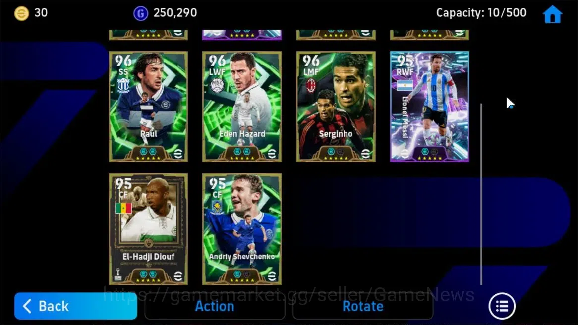 eFootball Accounts Android|Epic Rui Costa,Epic Raul,Epic Cafu,Epic Se image 5