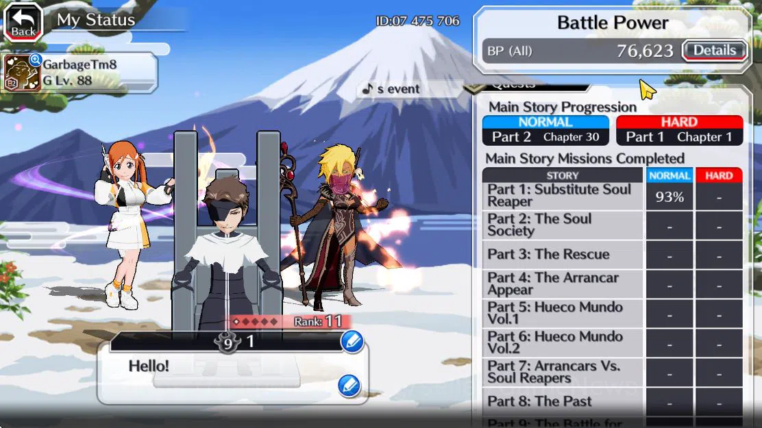 Bleach: Brave Souls Accounts [GLOBAL]6K Orbs+Fresh Story|10th Aizen,9th Ichigo, image 11
