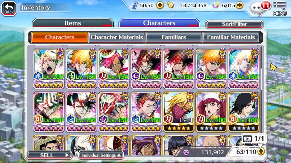 Bleach: Brave Souls Accounts [GLOBAL]6K Orbs+Fresh Story|10th Aizen,9th Ichigo, image 6