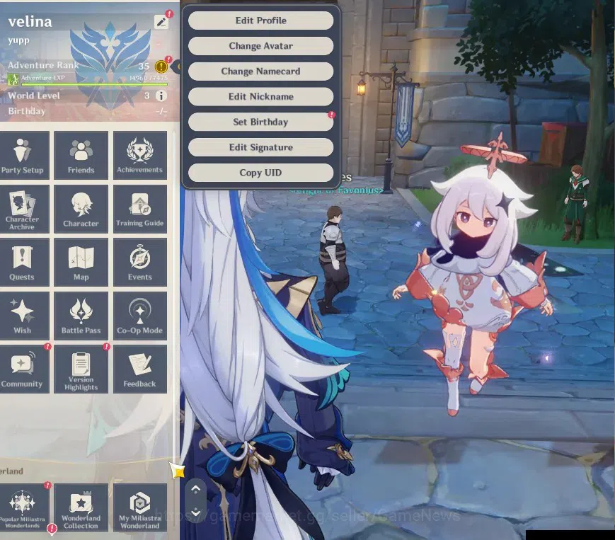 Genshin Impact Accounts Reroll Asia|AR 35|2 Limited + 2 (*5 Standard)|Mavuika,Neuvillette|Low Main Quest|All unset|Mc 14