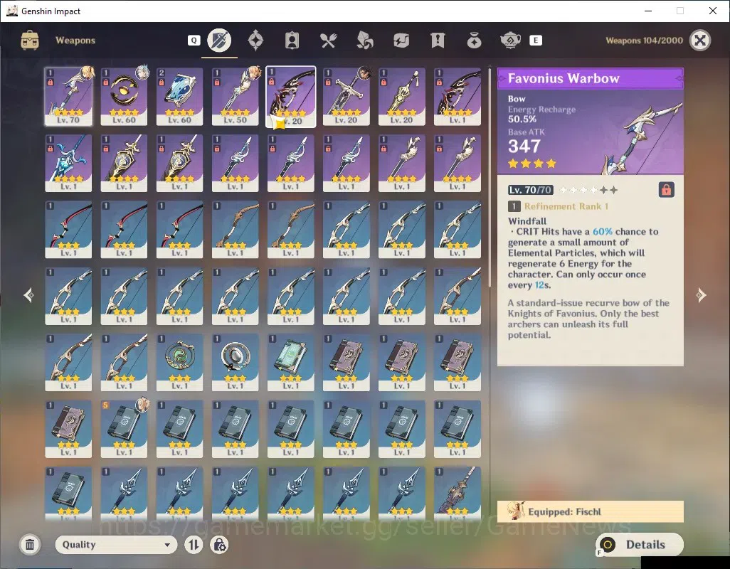 Genshin Impact Accounts Reroll Asia|AR 35|2 Limited + 2 (*5 Standard)|Mavuika,Neuvillette|Low Main Quest|All unset|Mc 3