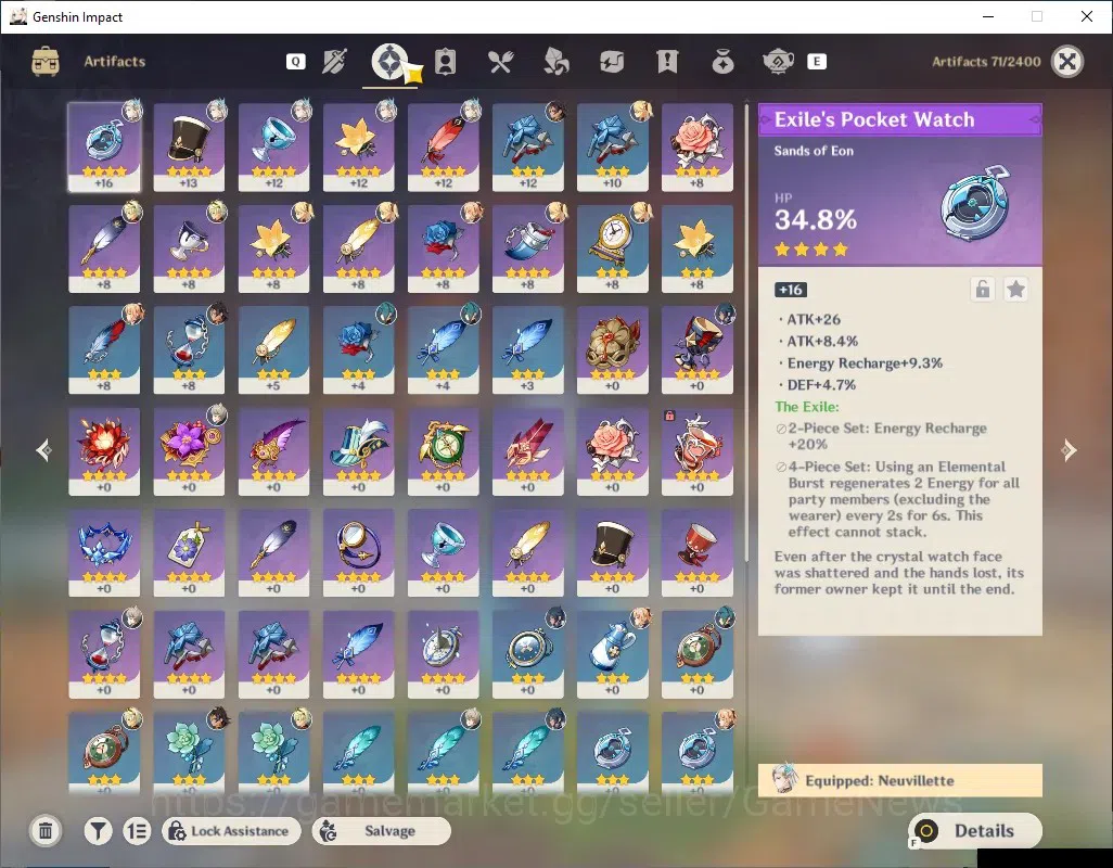 Genshin Impact Accounts Reroll Asia|AR 35|2 Limited + 2 (*5 Standard)|Mavuika,Neuvillette|Low Main Quest|All unset|Mc 4