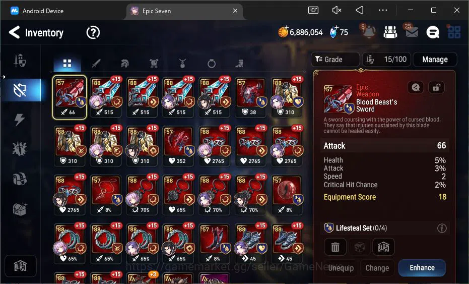 Epic Seven Accounts GLOBAL Unverif|New Era|4 ML(DD Ray, TE Kayron, Zio image 9
