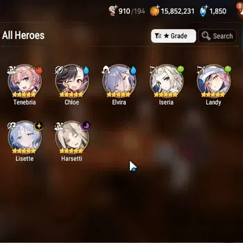 Epic Seven Accounts Starter Global|Unverif|Starter New Era|2 ML(Lisette,Harsetti)|Theater Untouch|PoH+Bless