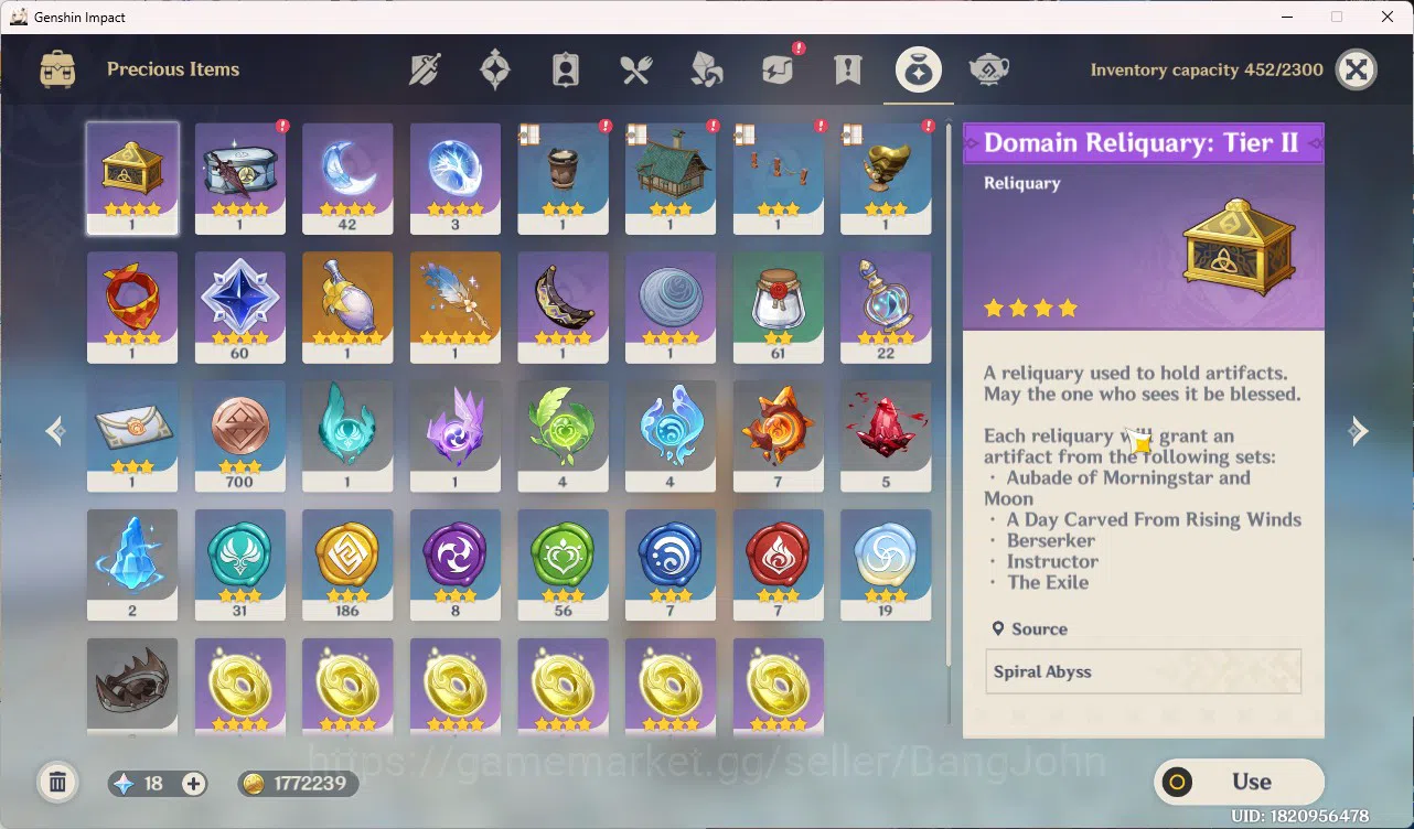 Genshin Impact Accounts Mid-Game | ASIA | AR 52 | 3 Limit Durin | Venti | image 5