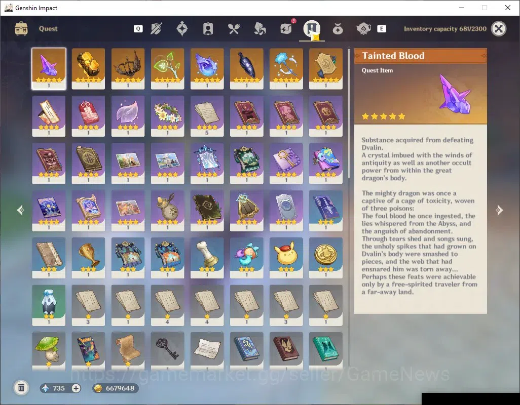 Genshin Impact Accounts ASIA|AR 56|Pream Team Zibai|6Limited+4(5*Weapon)|( image 11