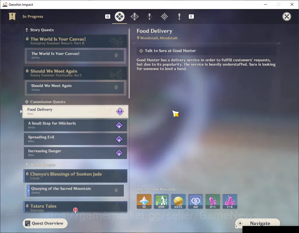 Genshin Impact Accounts ASIA|AR 56|Pream Team Zibai|6Limited+4(5*Weapon)|( image 18