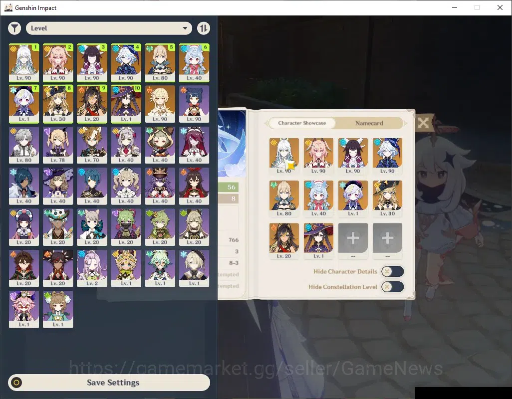 Genshin Impact Accounts ASIA|AR 56|Pream Team Zibai|6Limited+4(5*Weapon)|( image 2