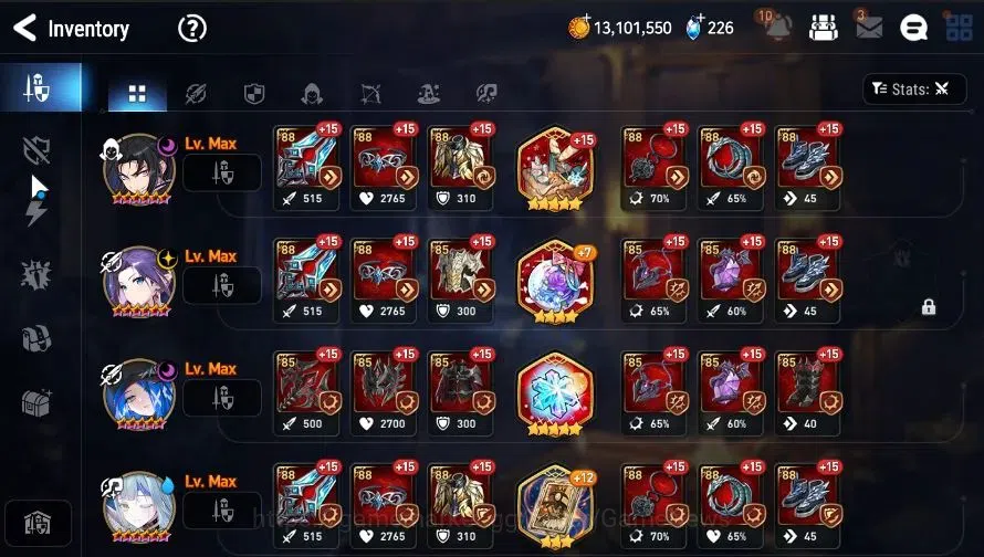 Epic Seven Accounts GLOBAL|UnVerif|5 ML(BArunka,CPavel,LW Peira,DLilib image 14