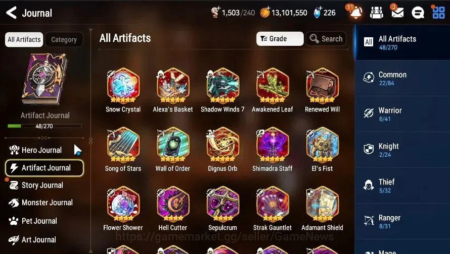Epic Seven Accounts GLOBAL|UnVerif|5 ML(BArunka,CPavel,LW Peira,DLilib image 7
