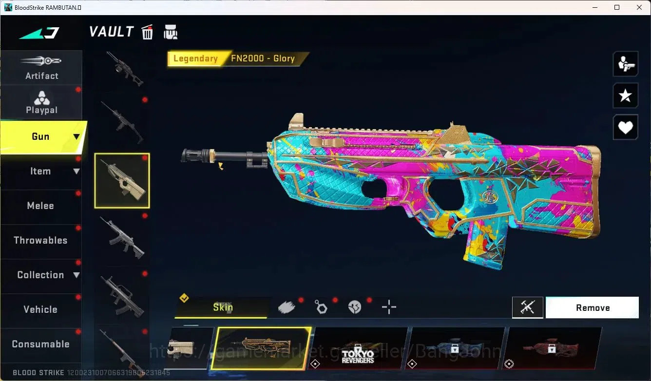 Blood Strike Accounts ASIA | 1 TR: FN2000|2 ULTRA: M4A1,AUG|1 Limited MP image 13