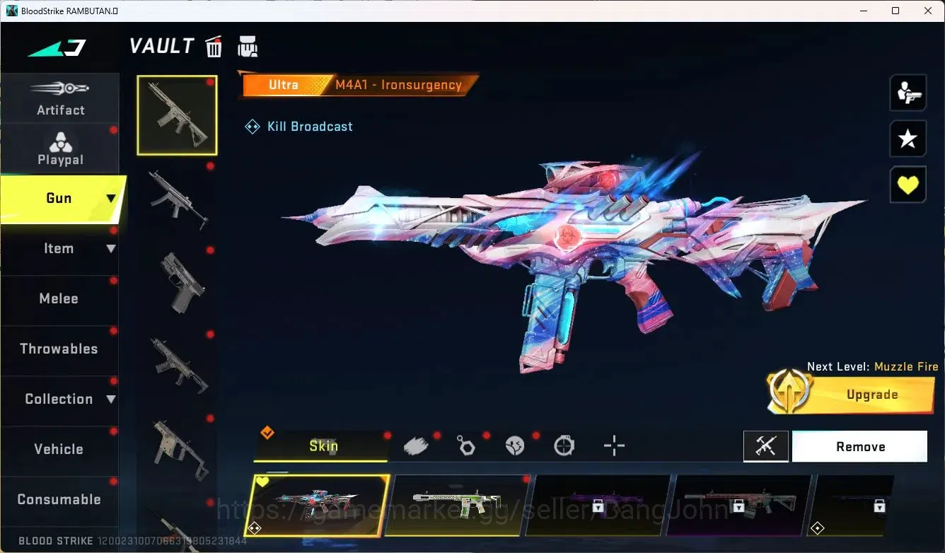 Blood Strike Accounts ASIA | 1 TR: FN2000|2 ULTRA: M4A1,AUG|1 Limited MP image 5