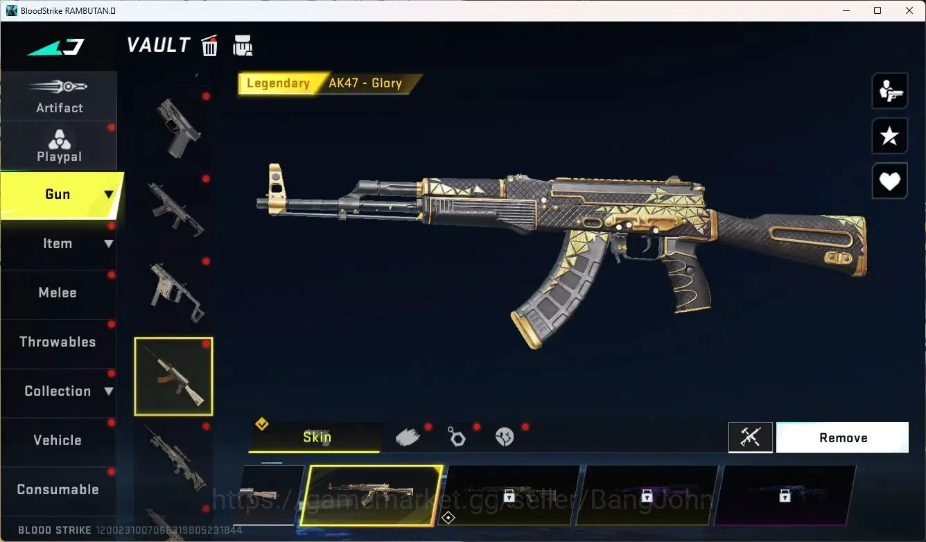 Blood Strike Accounts ASIA | 1 TR: FN2000|2 ULTRA: M4A1,AUG|1 Limited MP image 6