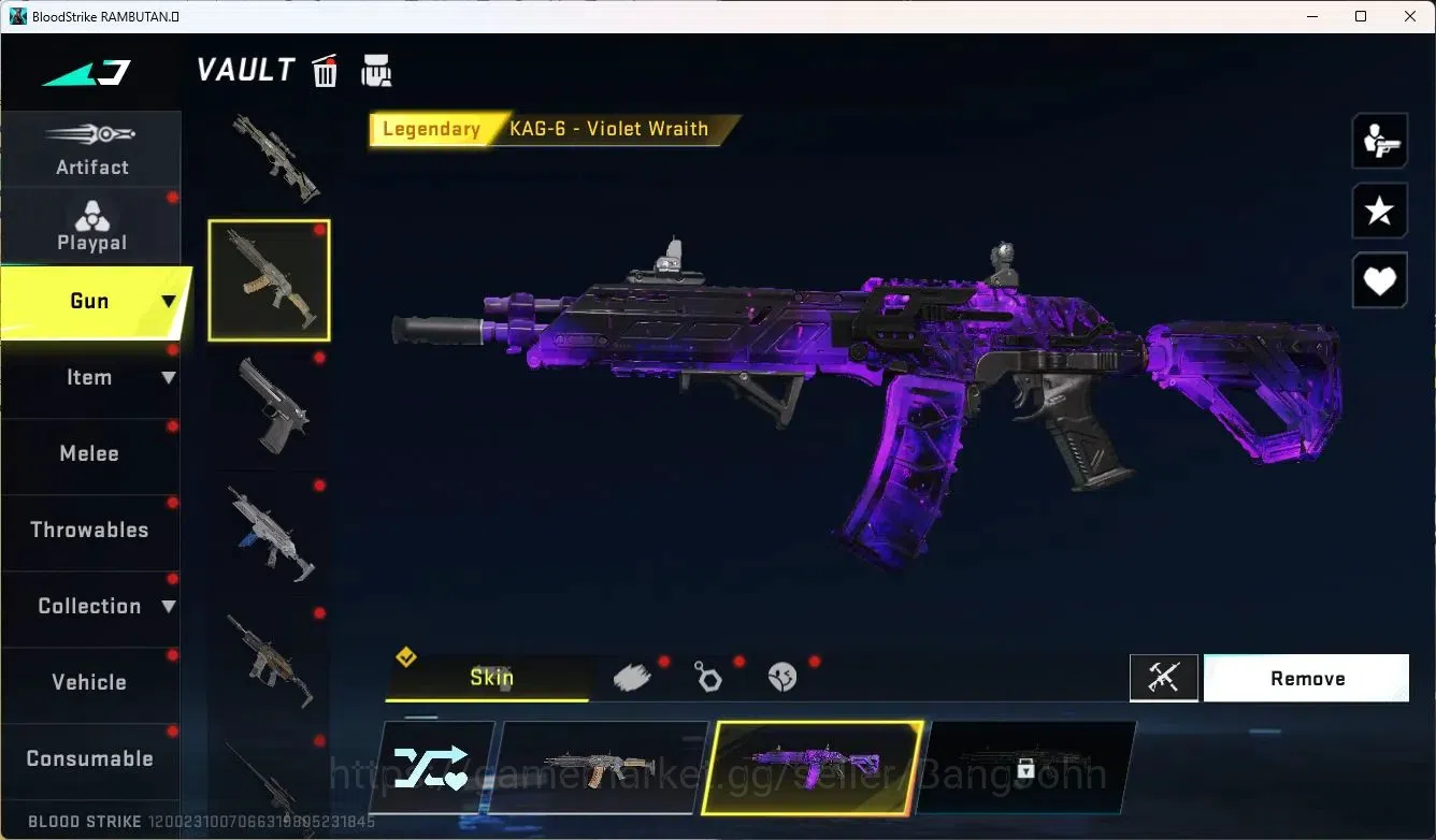 Blood Strike Accounts ASIA | 1 TR: FN2000|2 ULTRA: M4A1,AUG|1 Limited MP image 7