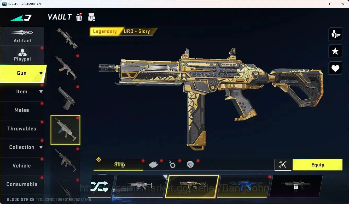Blood Strike Accounts ASIA | 1 TR: FN2000|2 ULTRA: M4A1,AUG|1 Limited MP image 8