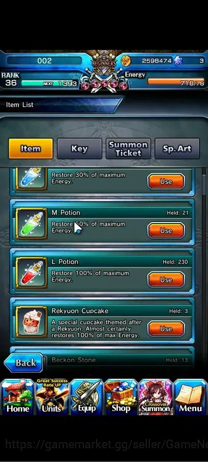 Grand Summoners Accounts Global|Rank 36|9 Ascend+2 TW|(CF Milim,Saygyouji,) image 2