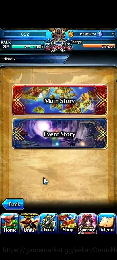 Grand Summoners Accounts Global|Rank 36|9 Ascend+2 TW|(CF Milim,Saygyouji,) image 8