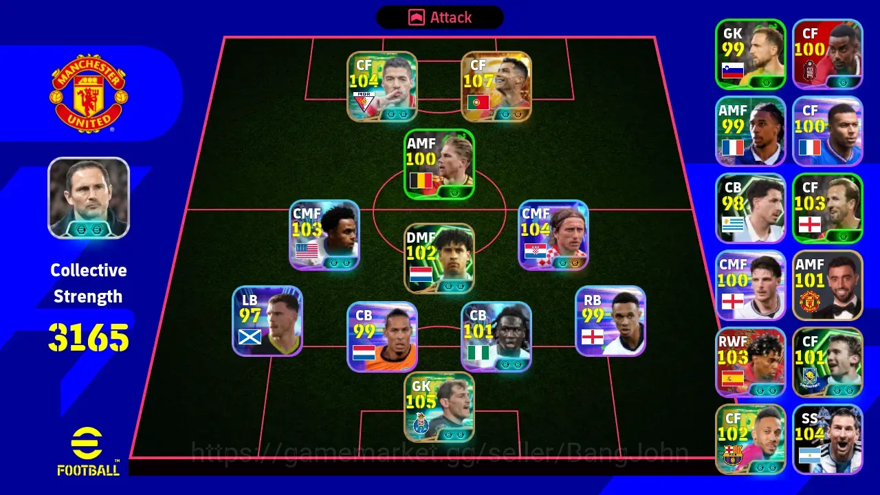 eFootball Accounts Legends & Iconic Players Mobile |PW 3165|BIGT Ronaldo,Epic Casillas Suarez Rijkaard Shevchenko,Shwt 1