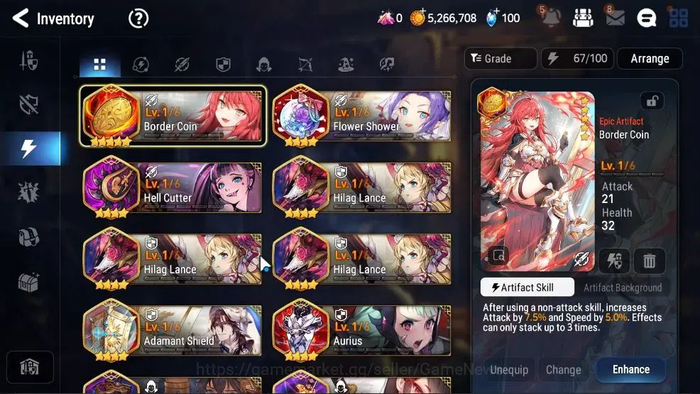 Epic Seven Accounts GLOBAL UnVerif|New Era|2 ML(Rhiana&Lucie,NC Landy) image 16