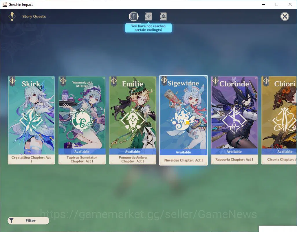 Genshin Impact Accounts Mid Game ASIA|AR 59|15 Limited 10
