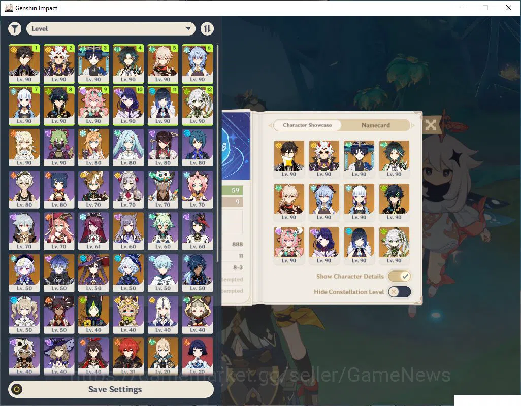 Genshin Impact Accounts Mid Game ASIA|AR 59|15 Limited 2