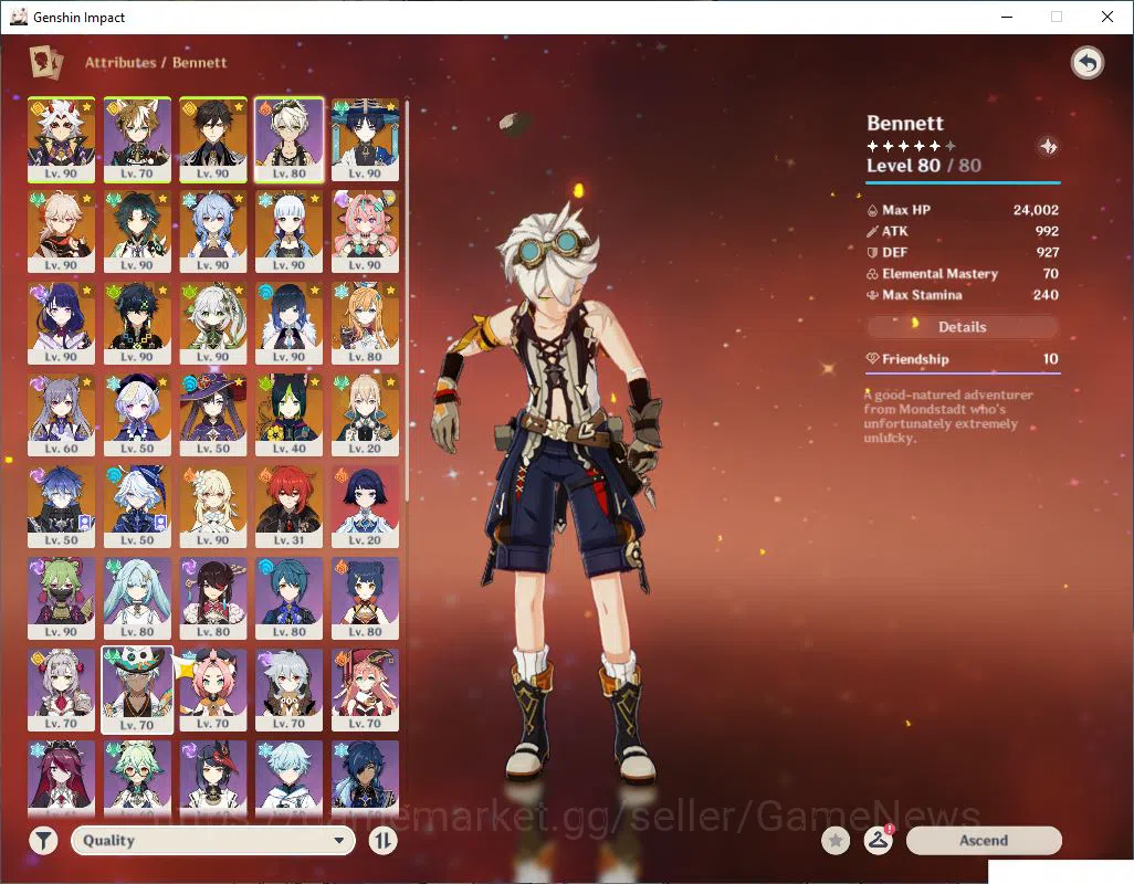 Genshin Impact Accounts Mid Game ASIA|AR 59|15 Limited 3