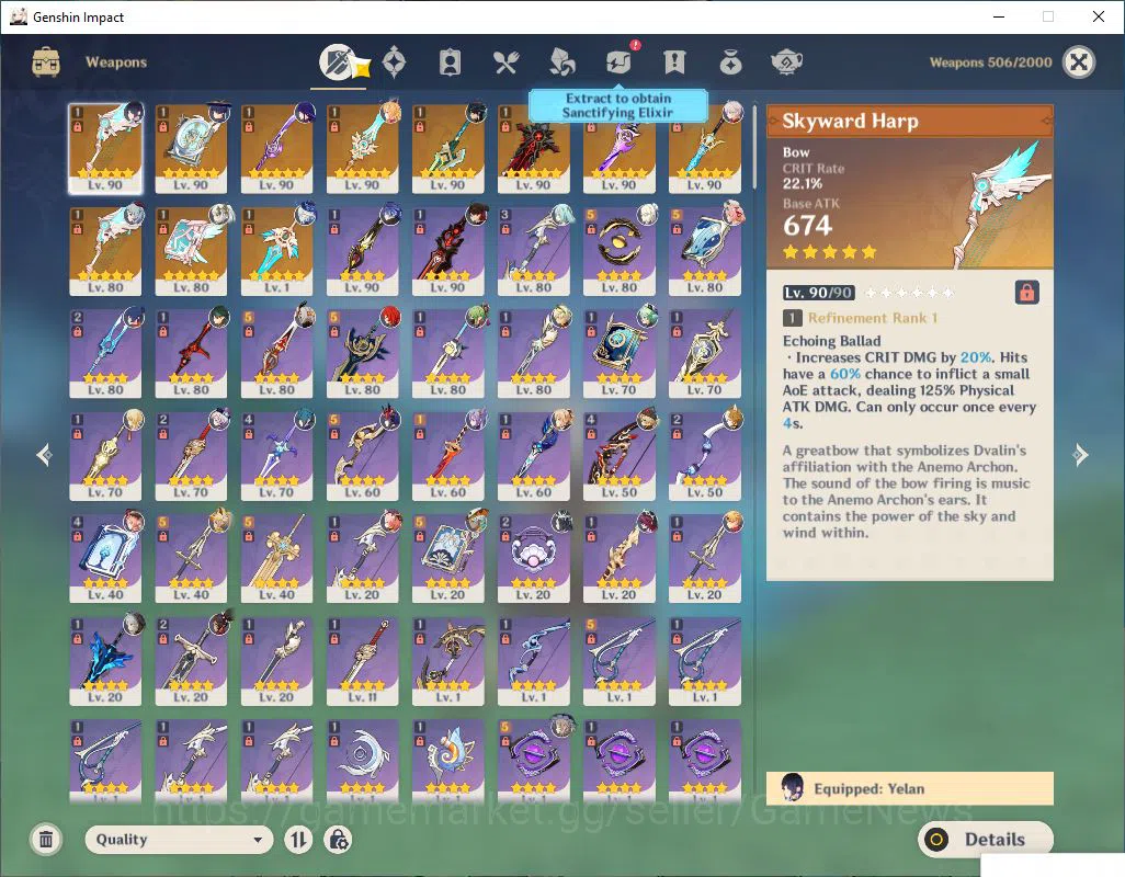 Genshin Impact Accounts Mid Game ASIA|AR 59|15 Limited 4