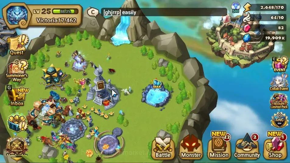 Summoners War: Sky Arena Accounts Starter GLOBAL | NB 5 TESHAR,Starter Gacha 115 12Y+160 11Y Scrool, 3 Legendary All 1