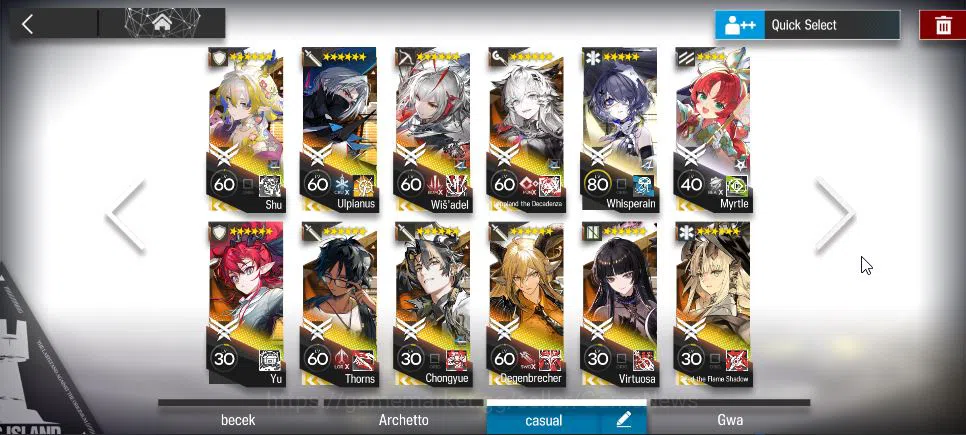Arknights Accounts Lv78|246 OP+37 Skin|12Limited|Wis'adel P2,LTD P1,H image 11