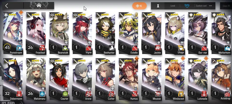 Arknights Accounts Lv78|246 OP+37 Skin|12Limited|Wis'adel P2,LTD P1,H image 17