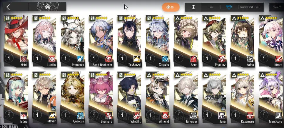 Arknights Accounts Lv78|246 OP+37 Skin|12Limited|Wis'adel P2,LTD P1,H image 19