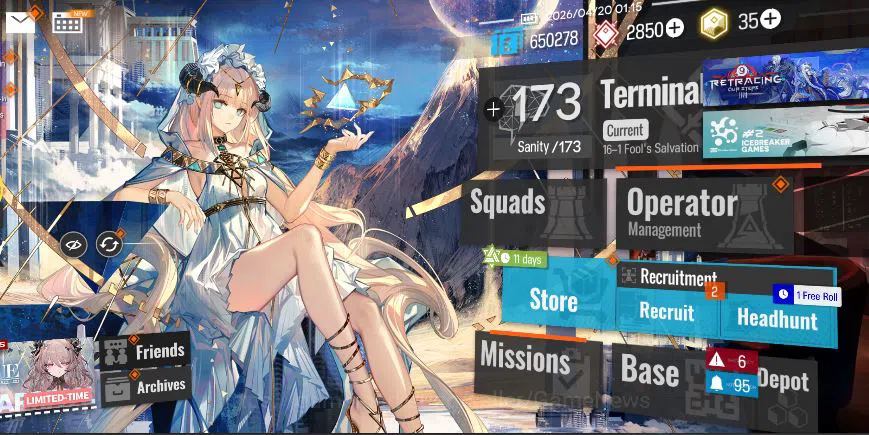 Arknights Accounts Lv78|246 OP+37 Skin|12Limited|Wis'adel P2,LTD P1,H image 8