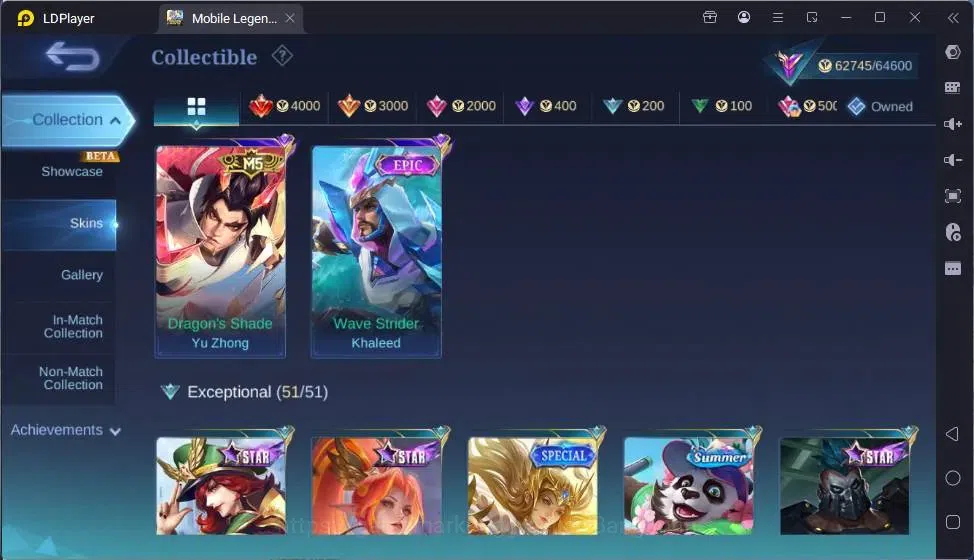 Mobile Legends: Bang Bang Accounts Global|Hero 132|Skin 266|Renowned|Collector Balmon image 5