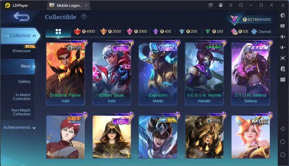 Mobile Legends: Bang Bang Accounts Global|Hero 132|Skin 266|Renowned|Collector Balmon image 7