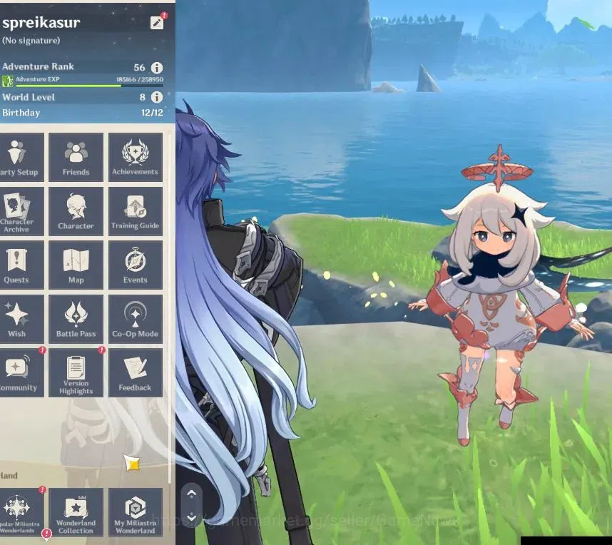 Genshin Impact Accounts ASIA | AR 56 | 9 Limit+4(*5WeP) | (Flins,AyakaC1)+ image 2