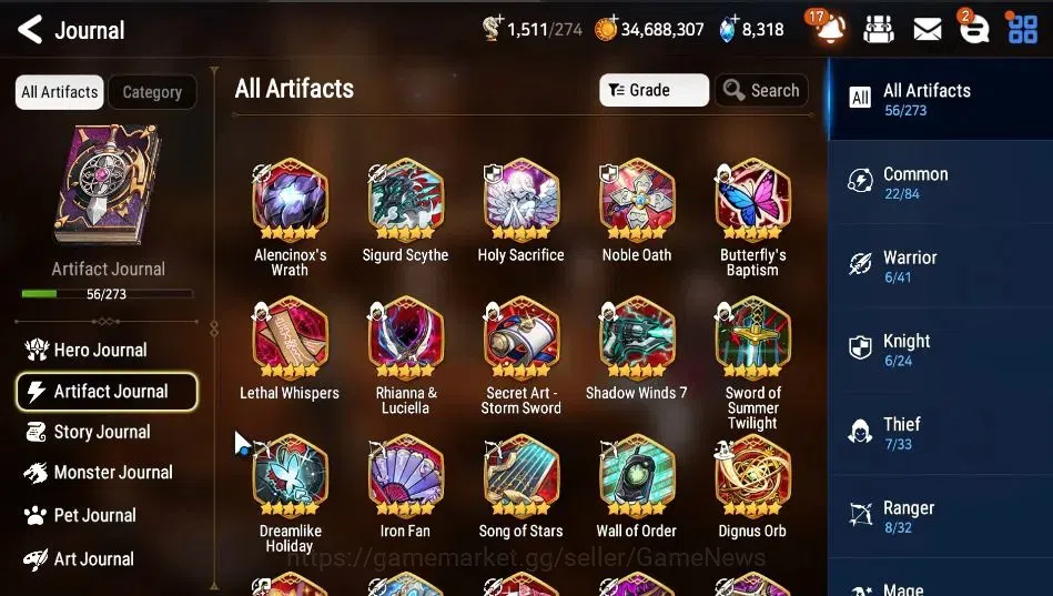 Epic Seven Accounts GLOBAL|UnVerif|4 ML|(Rhiana&Luciel,Zio,SP Politis, image 7