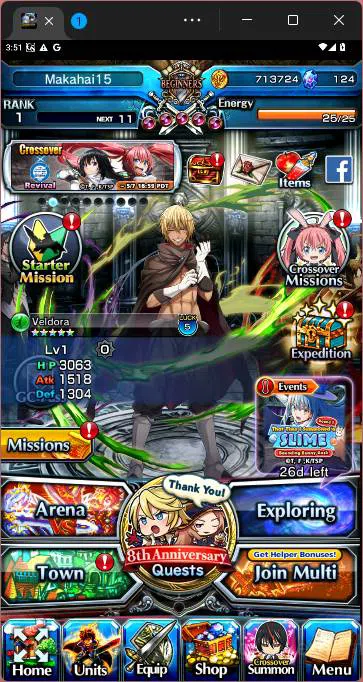 Grand Summoners Accounts GLOBAL|8 Ascend|Momo,Miracle Islid,DL Rimuru,Kyoko image 1
