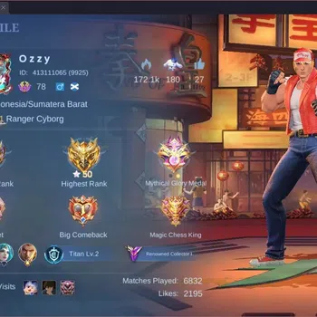 Mobile Legends: Bang Bang Accounts Collector Global |Hero 126|Skin 285|Renowned|KOF Paquito,Karina|Prime Beatrix,YZ|Sanrio