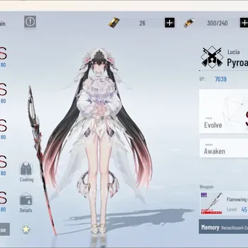 Punishing: Gray Raven Accounts End-Game ASIA|Lv.91|[Lucia P,Selena P,Nirvatia D,Luna O,Etc]+Sign|9 MCoat|1 WCoat|7 Wpn