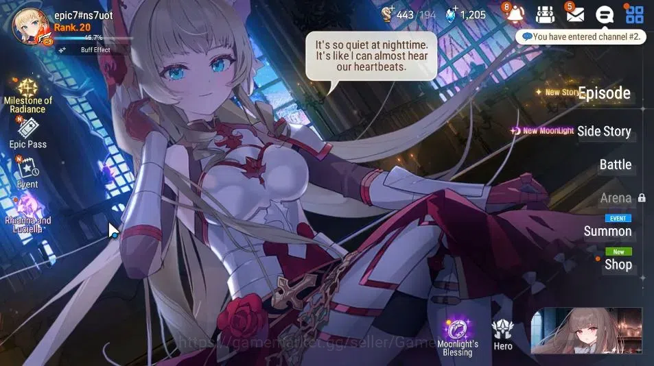 Epic Seven Accounts Global Unverif|New Era|2 ML(Rhiana&Luciel,CPavel)+ image 1